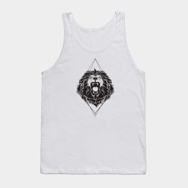 Lion Tattoo Tank Top by EveFarb